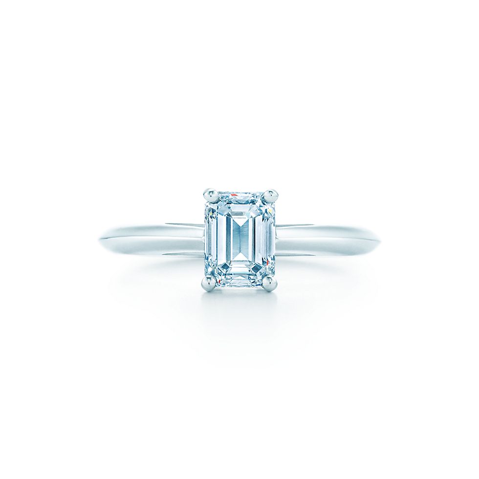 Tiffany & Co. Emerald Cut Engagement Ring​