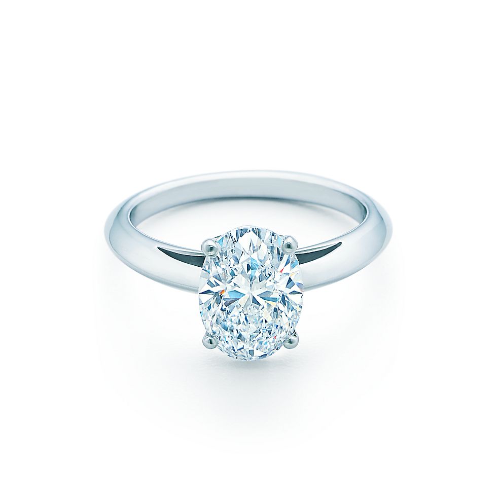 Pear Shaped Diamond Engagement Rings Tiffany Co Oval Cut