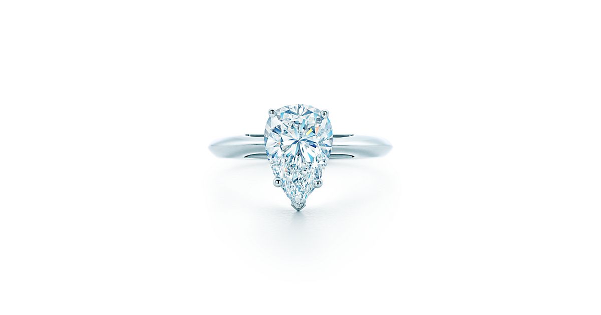 Pear Shaped Diamond Engagement Rings | Tiffany & Co.