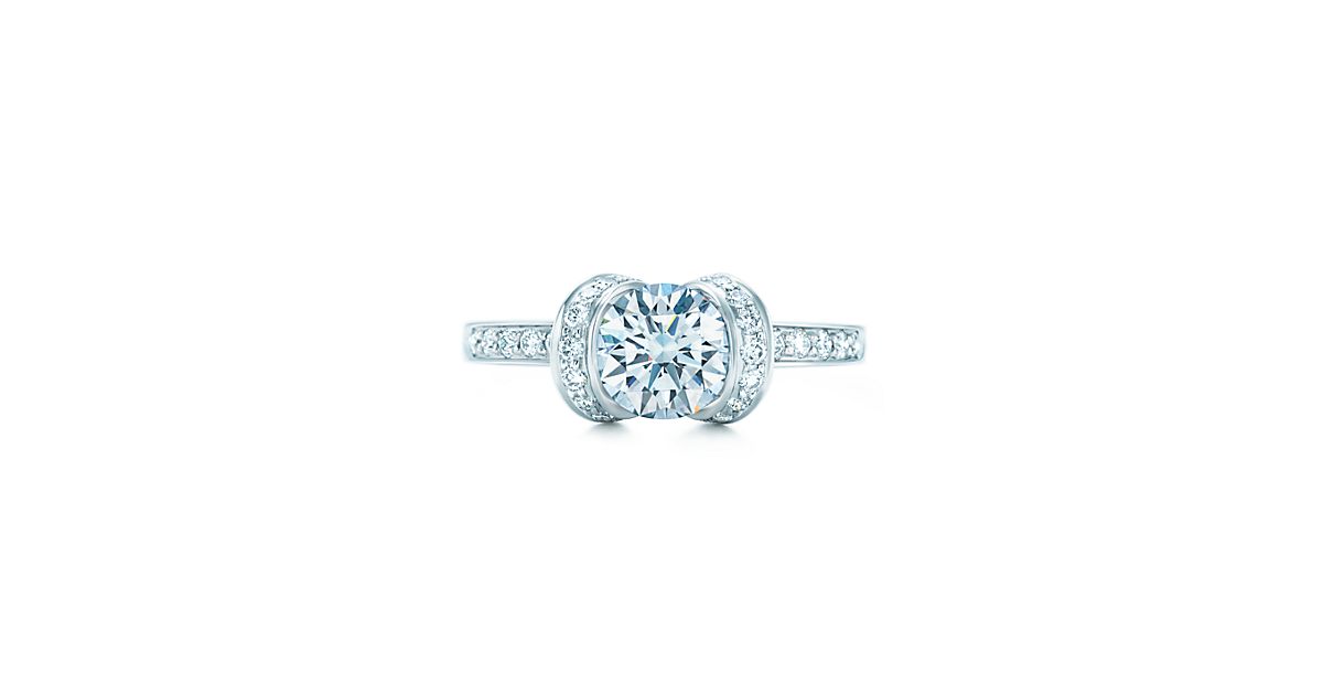 Round Brilliant Ribbon Engagement Rings Tiffany & Co.