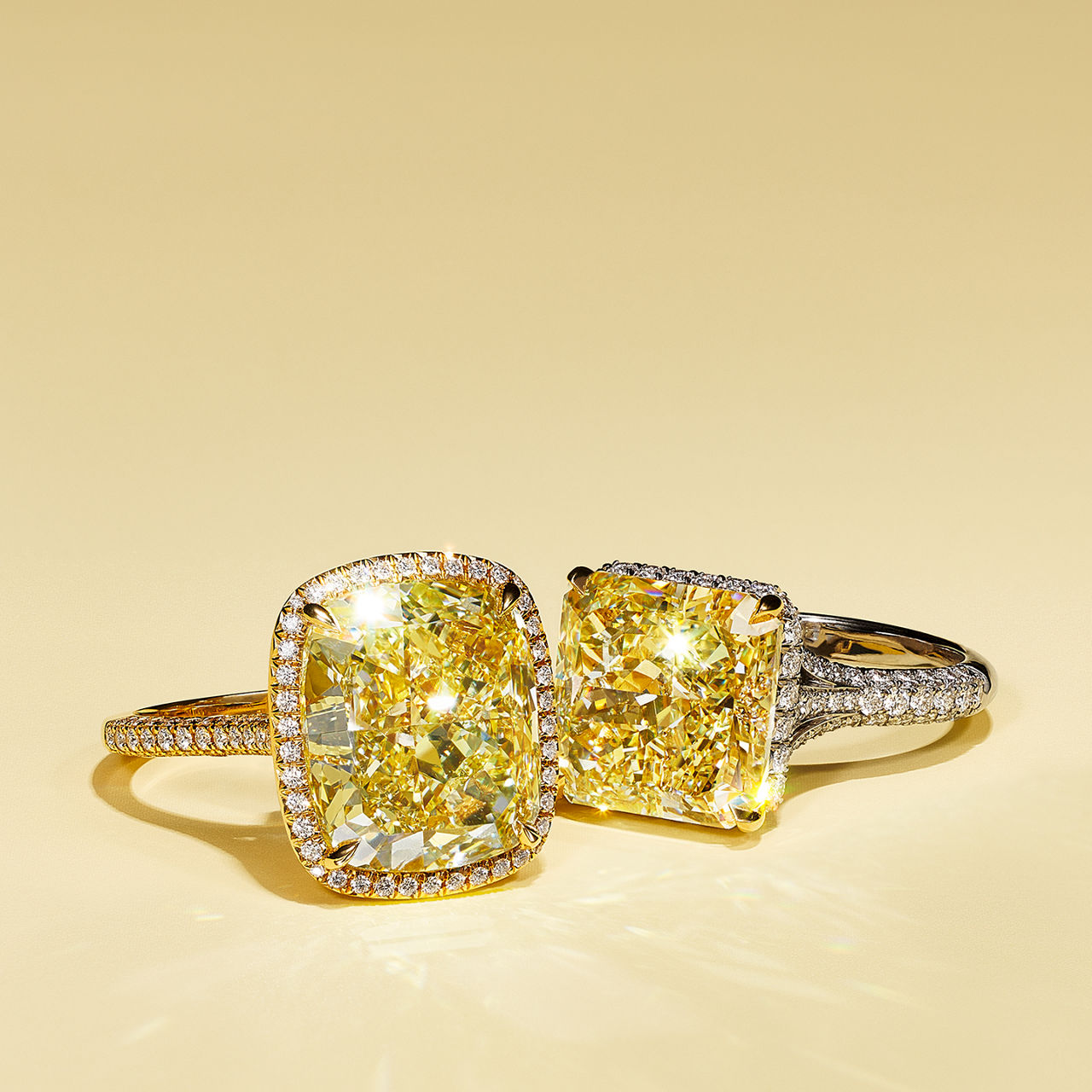 Diamantes amarillos de Tiffany