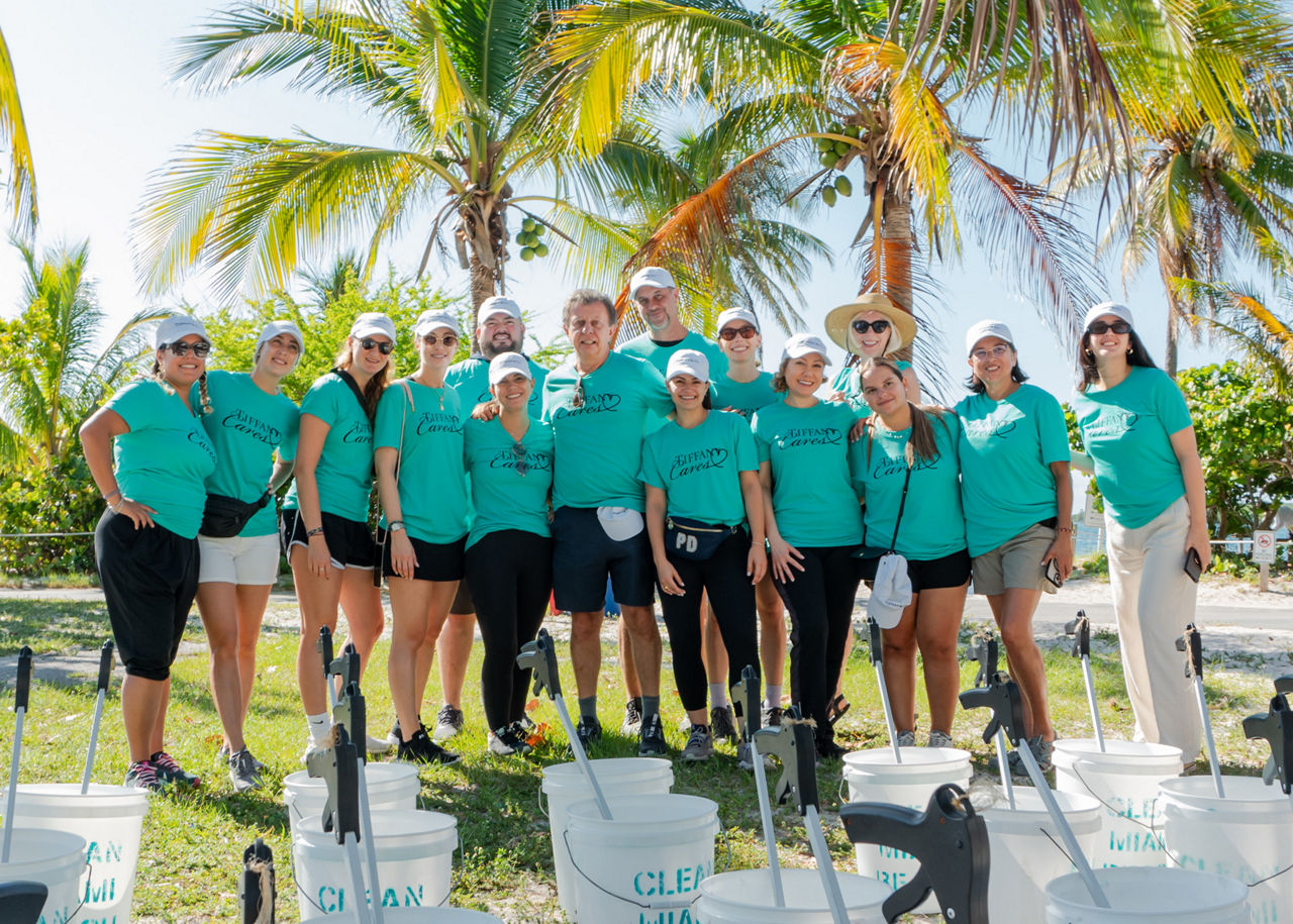 Tiffany Cares Beach Cleanup