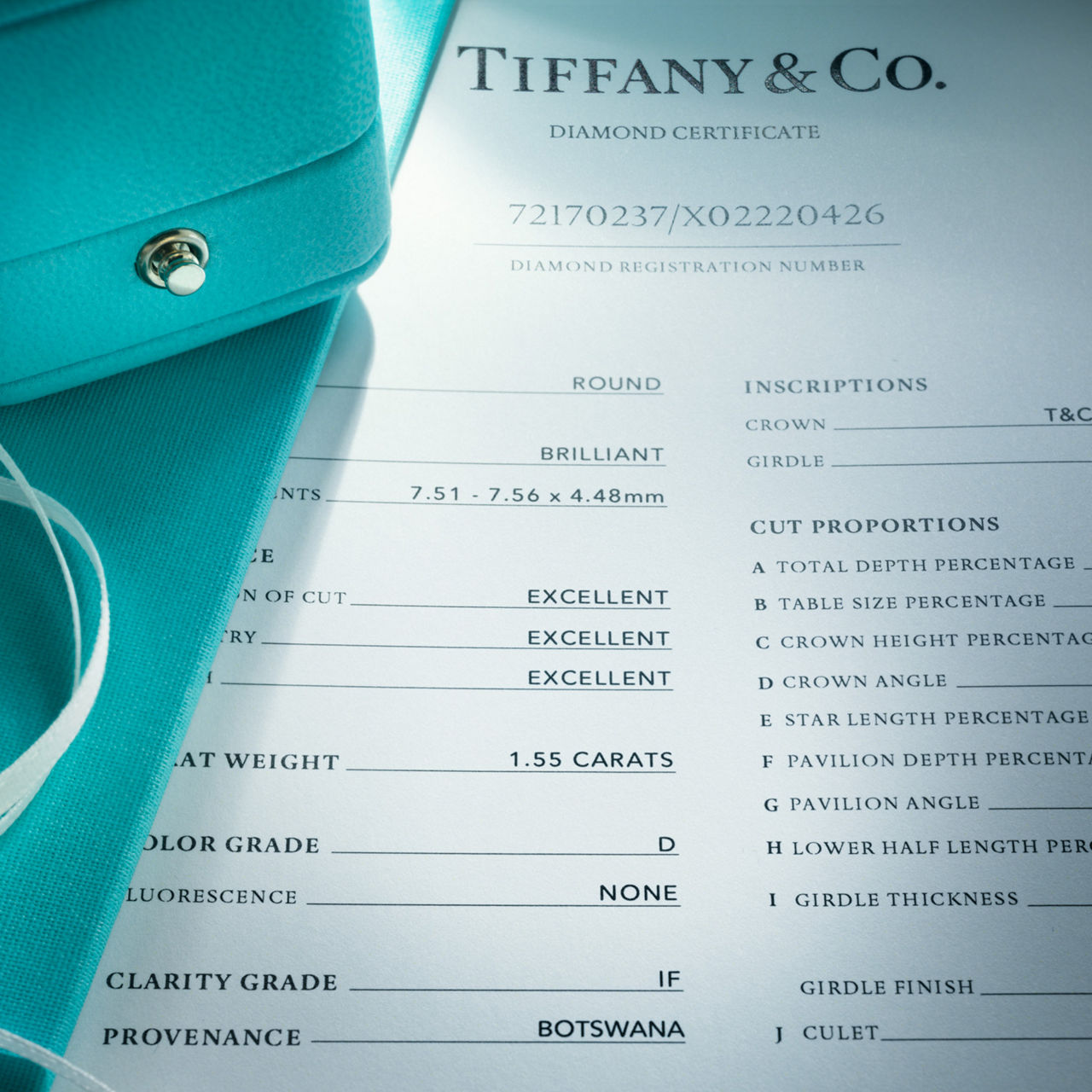 Tiffany & Co. Lifetime of Service