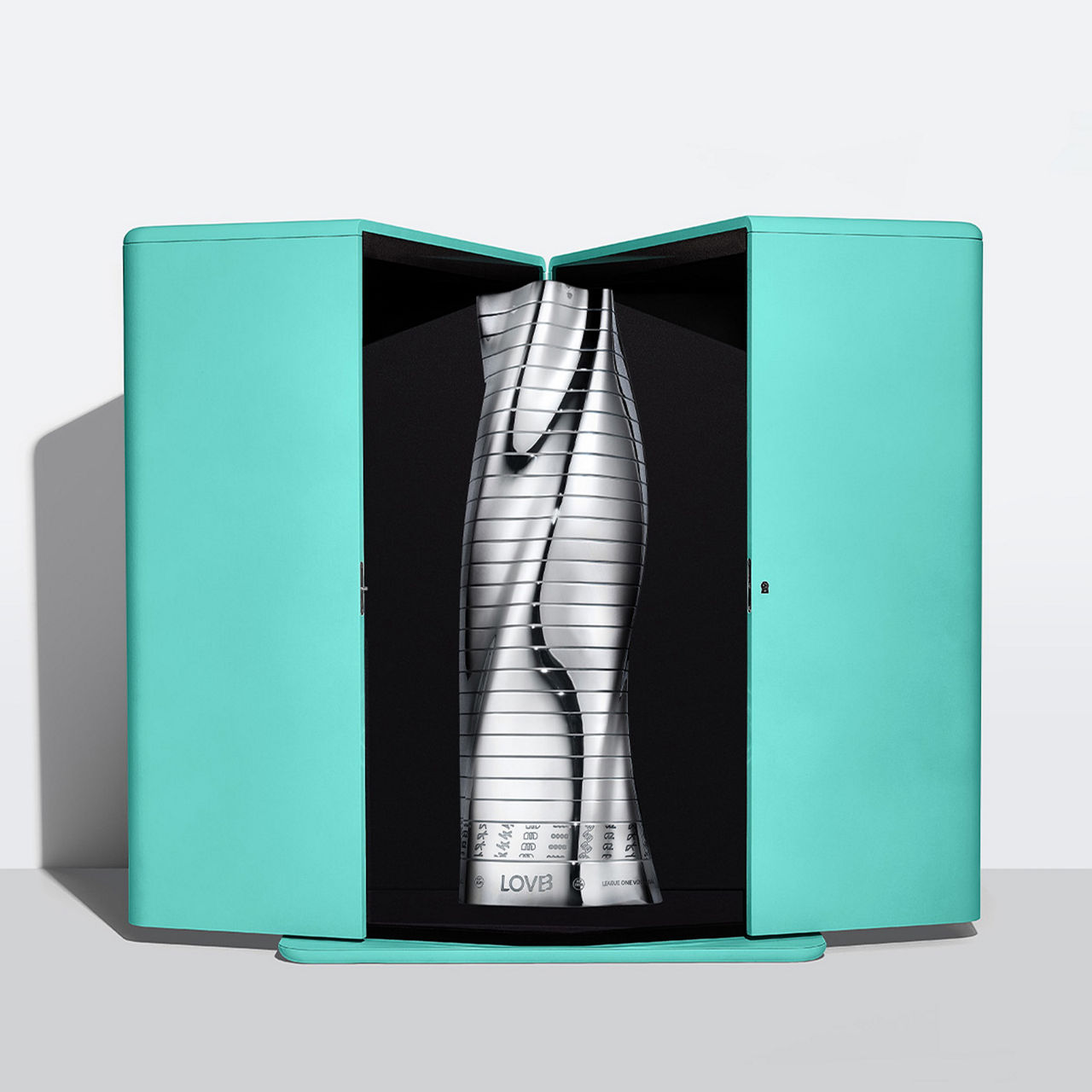 Trofei per la pallavolo realizzati da Tiffany 