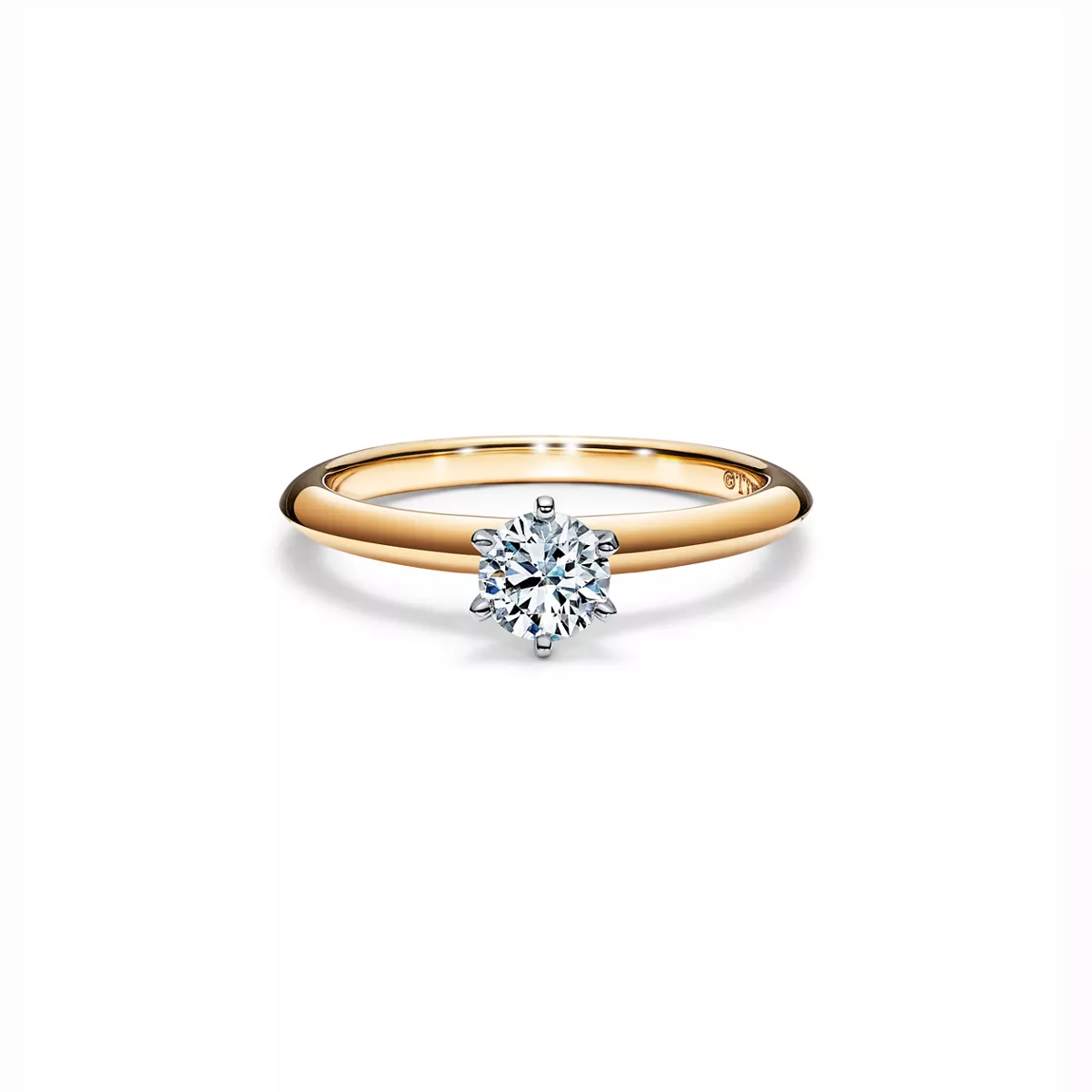  Engagement Ring in 18k Yellow Gold