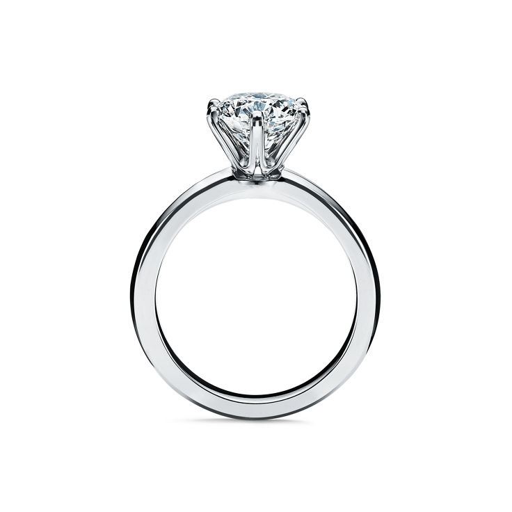 The Tiffany® Setting: Engagement Ring in Platinum image number 5