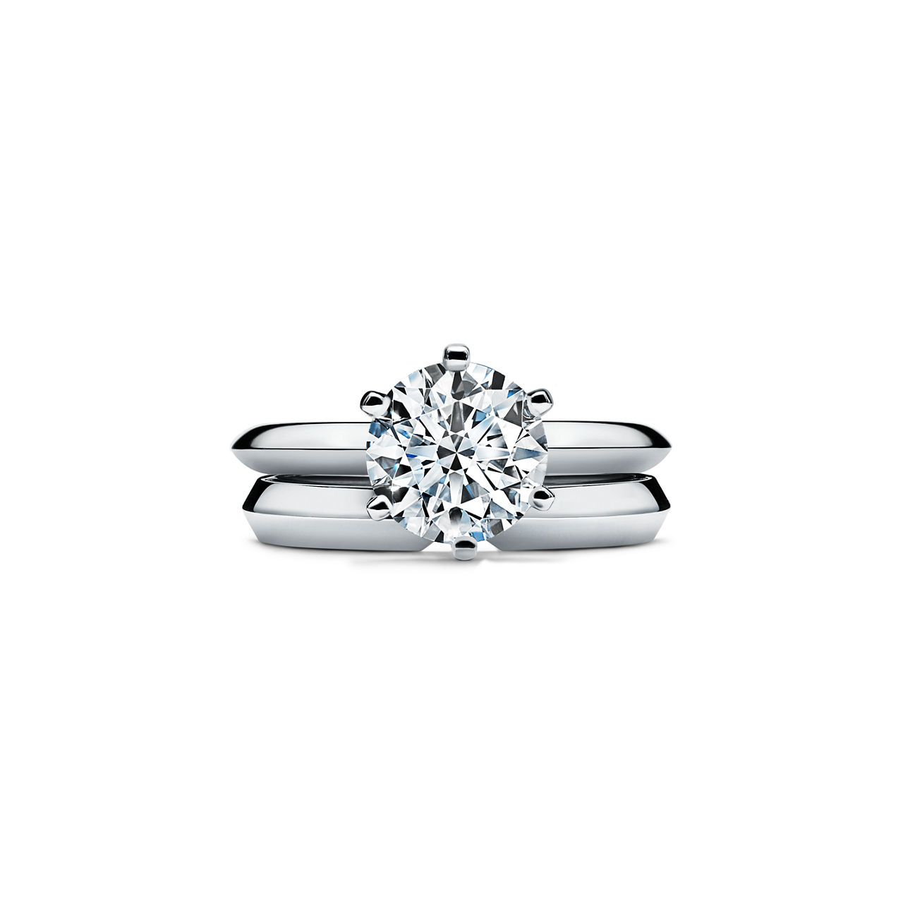 The Tiffany® Setting: Engagement Ring in Platinum image number 6