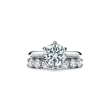 The Tiffany® Setting: Engagement Ring in Platinum, 7