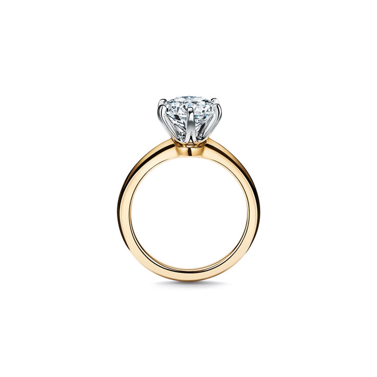 Tiffany® Setting:Verlobungsring in 18 Karat Gelbgold Bildnummer 5