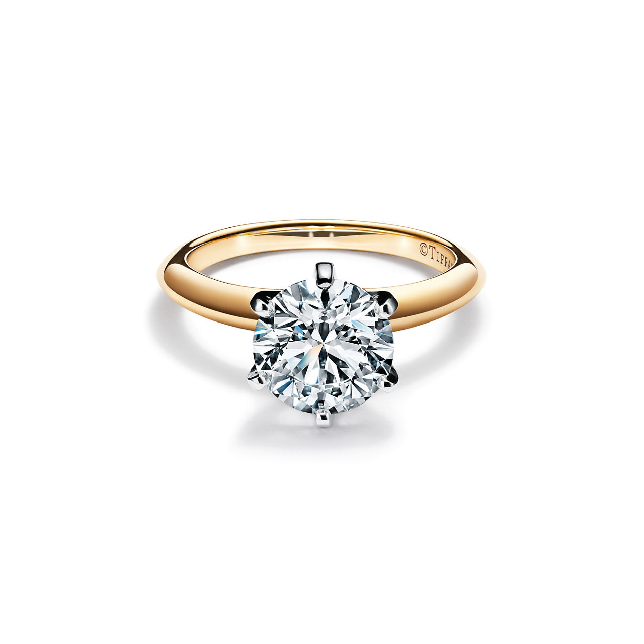 Tiffany® Setting:Verlobungsring in 18 Karat Gelbgold Bildnummer 0