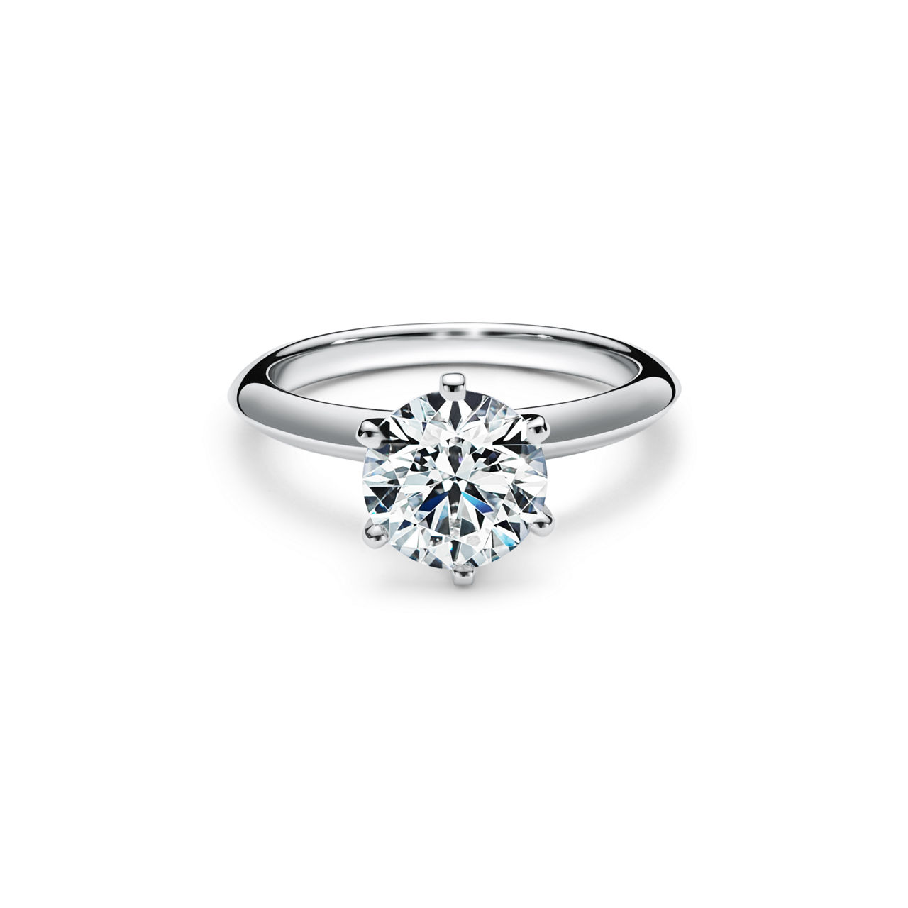 Tiffany & Co. プラチナ ソリティアリング The Tiffany® Setting: Engagement Ring in Platinum | Tiffany & Co. US