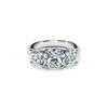 Tiffany Three Stone:Engagement Ring in Platinum image number 0