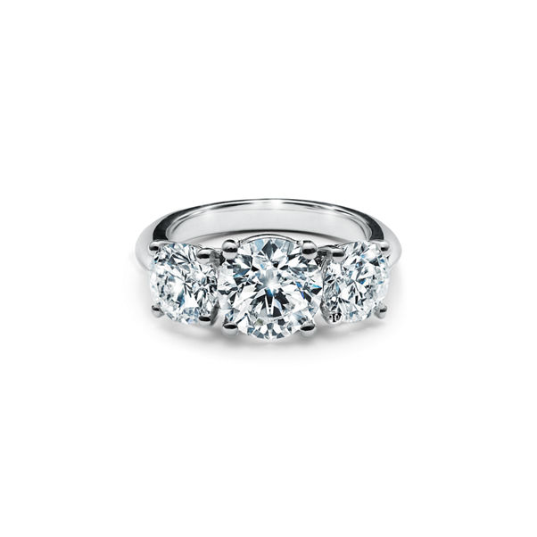 Tiffany Three Stone: Engagement Ring in Platinum