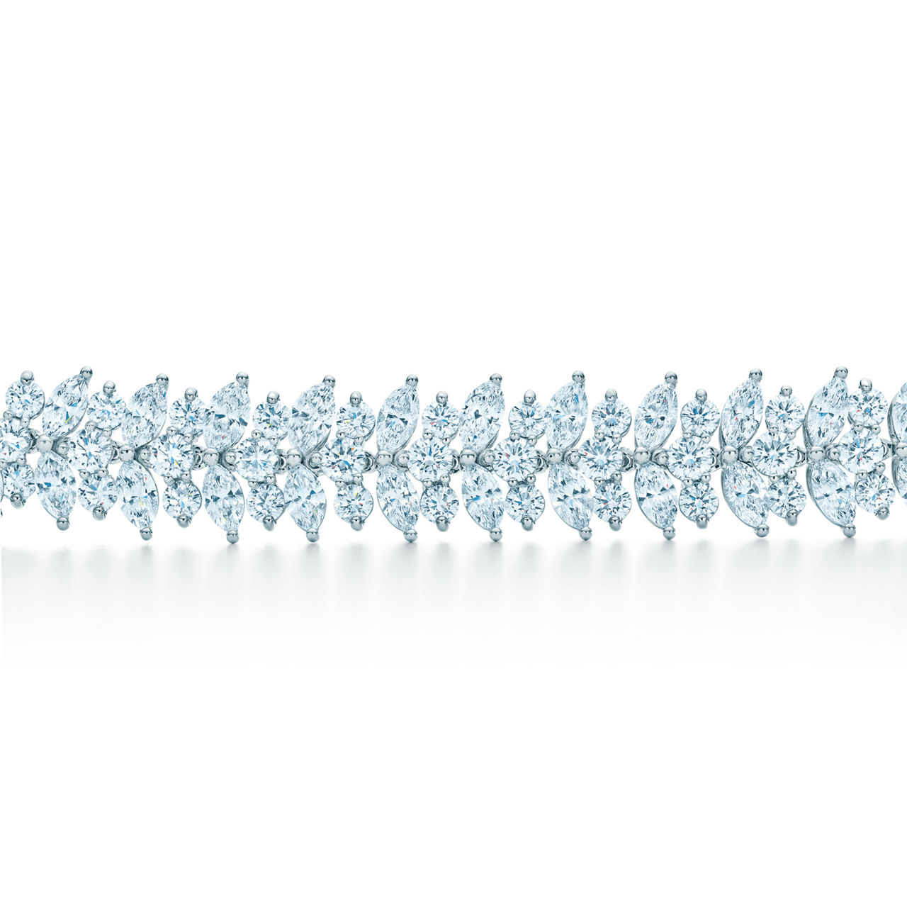 Bracciale Cluster con diamanti taglio marquise numero immagine 3
