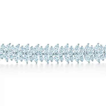 Pulsera con racimos de diamantes en talla marquesa, 3