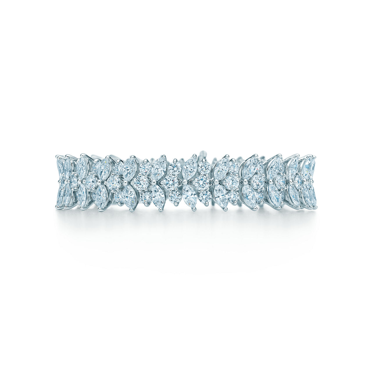 Bracciale Cluster con diamanti taglio marquise numero immagine 7