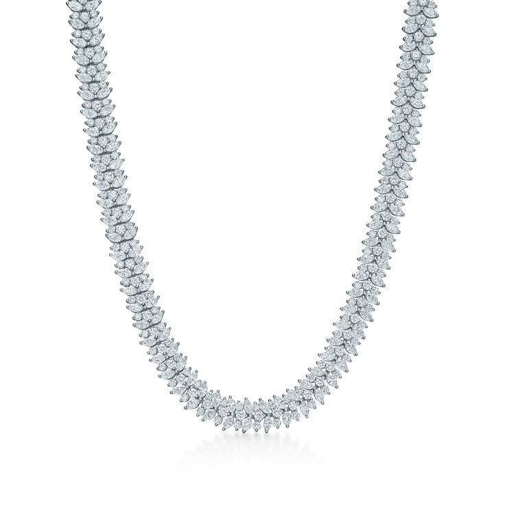 Collana Cluster con diamanti taglio marquise numero immagine 20