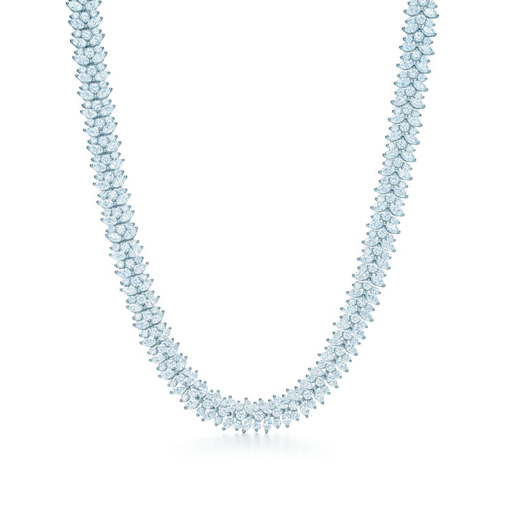 Collana Cluster con diamanti taglio marquise numero immagine 12
