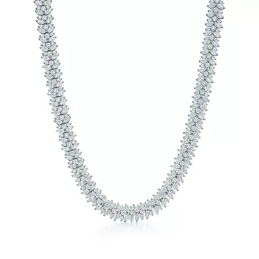 Collar de racimos de diamantes en talla marquesa, 2