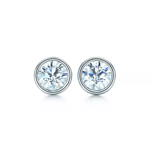 Diamonds by the Yard&reg; Earrings in Platinum