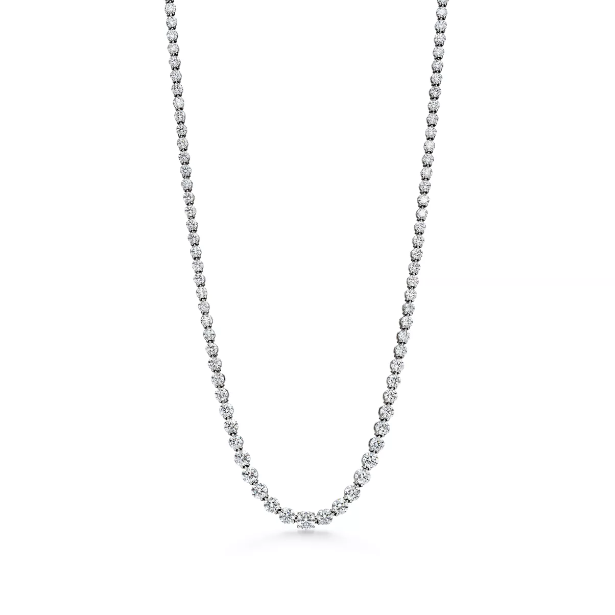 Diamond necklace in Platinum