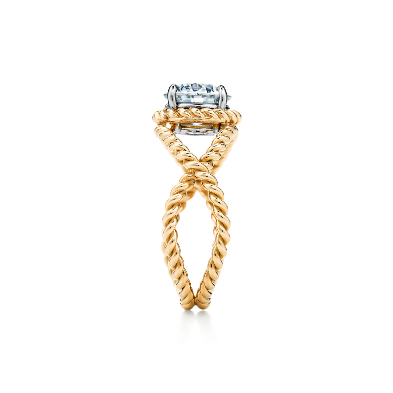 Jean Schlumberger by Tiffany:Rope Engagement Ring in 18k Gold image number 1