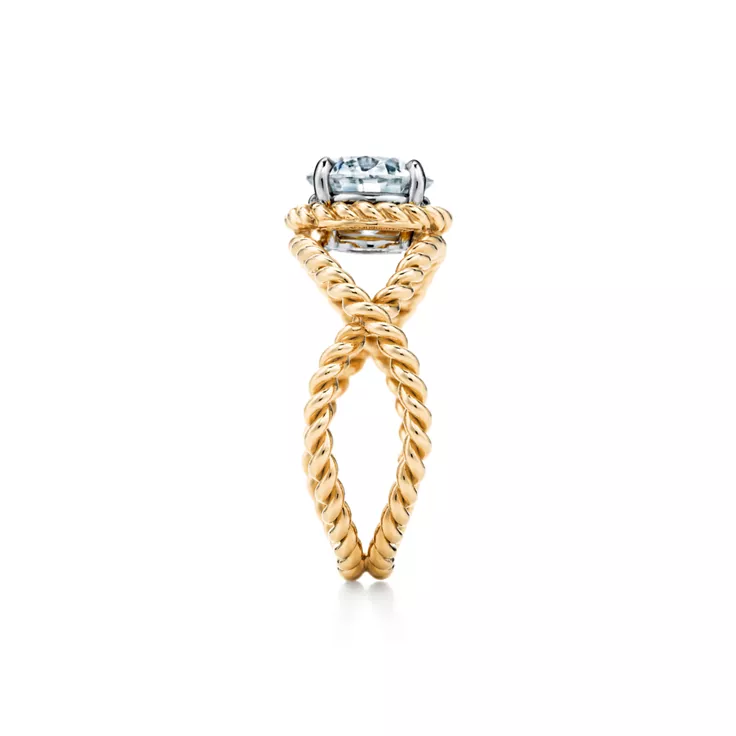 Schlumberger by Tiffany & Co.®:Rope Engagement Ring in 18k Gold, 1