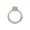 Tiffany Soleste&reg;:Cushion-cut Halo Engagement Ring with a Diamond Platinum Band image number 5