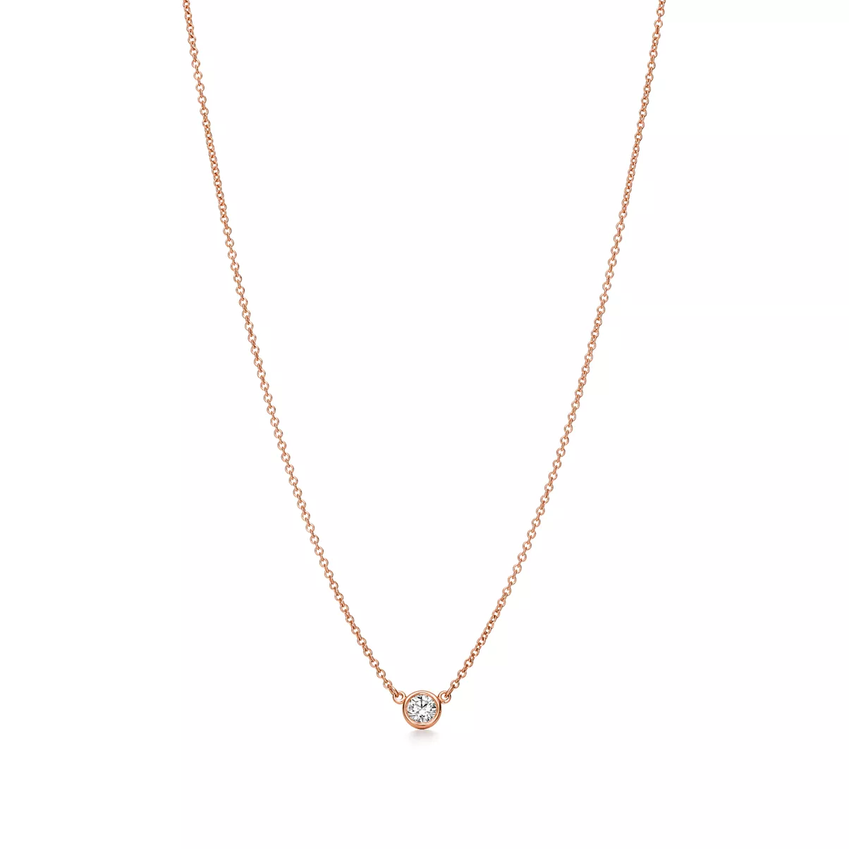 Diamonds by the Yard&reg; Pendant in Rose Gold