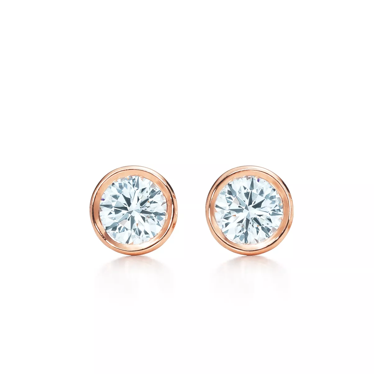Diamonds by the Yard&reg; Earrings in Rose Gold