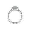 Tiffany Soleste&reg;:Heart-shaped Halo Engagement Ring with a Diamond Platinum Band image number 4