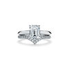Emerald-cut Diamond Engagement Ring in Platinum image number 7