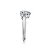 Heart-shaped Diamond Engagement Ring in Platinum image number 4