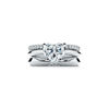 Heart-shaped Diamond Engagement Ring in Platinum image number 7