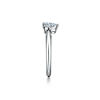 Pear-shaped Diamond Engagement Ring in Platinum  image number 4