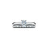 Pear-shaped Diamond Engagement Ring in Platinum  image number 6