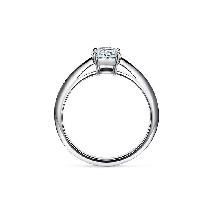 Oval-cut Diamond Engagement Ring in Platinum, 5