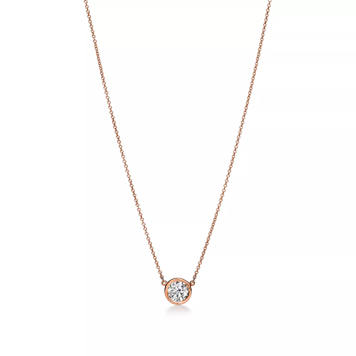 Diamonds by the Yard&reg; Pendant in Rose Gold