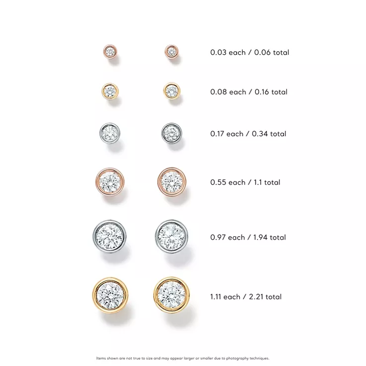 Elsa Peretti&reg;:Diamonds by the Yard&reg; Earrings in Rose Gold, 1