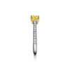 Tiffany Novo&reg;:Yellow Diamond Engagement Ring with a Pav&eacute; Diamond Platinum Band image number 4