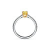 Tiffany Novo&reg;:Yellow Diamond Engagement Ring with a Pav&eacute; Diamond Platinum Band image number 5