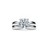 Tiffany Harmony&reg;:Round Brilliant Engagement Ring in Platinum image number 6