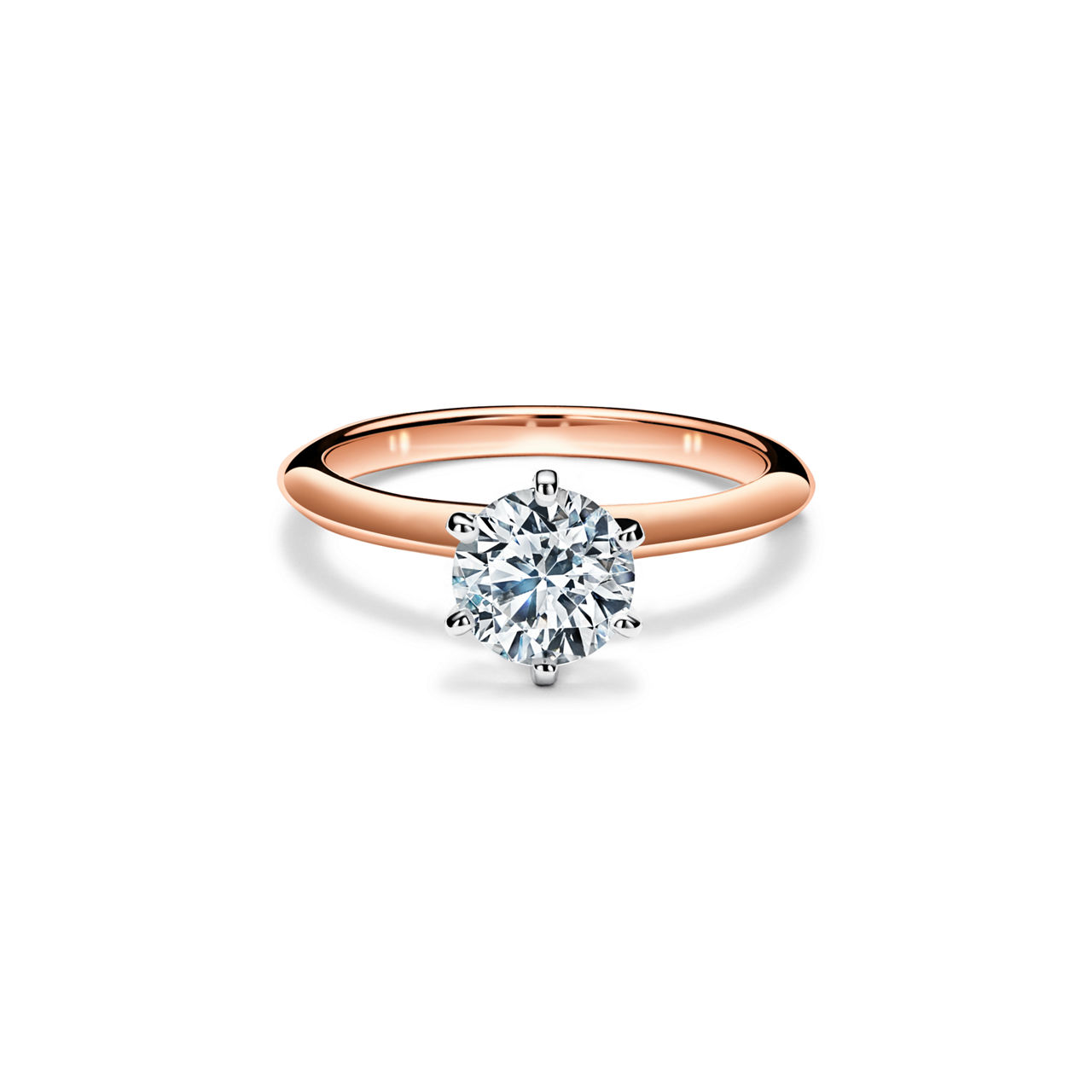 The Tiffany® Setting: Engagement Ring in 18k Rose Gold Tiffany