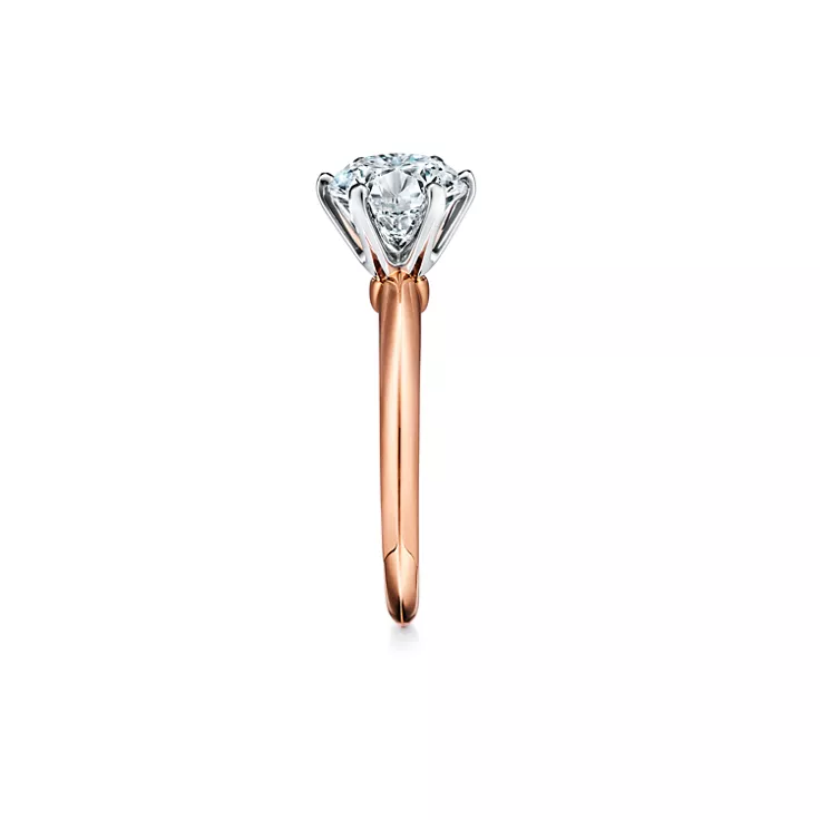The Tiffany® Setting:Engagement Ring in 18k Rose Gold, 4