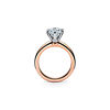 Tiffany&reg; Setting: Bague de fian&ccedil;ailles en or rose 18&nbsp;carats num&eacute;ro dimage {1}