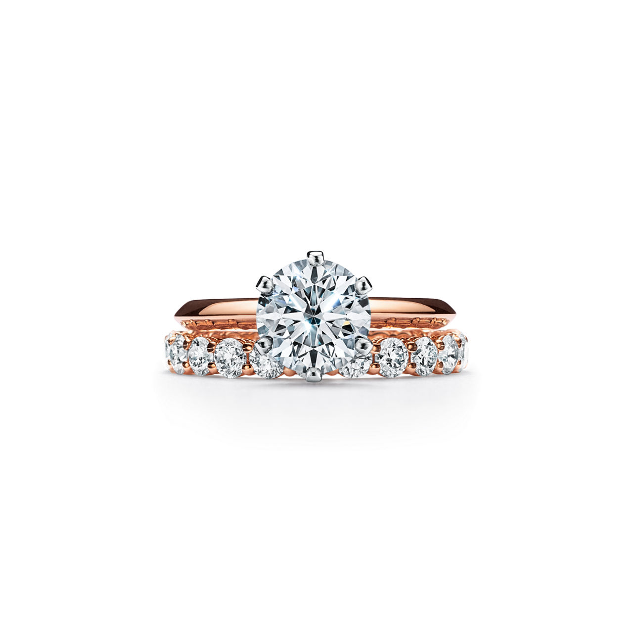 The Tiffany® Setting: Engagement Ring in 18k Rose Gold image number 7