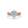 Tiffany&reg; Setting: Bague de fian&ccedil;ailles en or rose 18&nbsp;carats num&eacute;ro dimage {1}