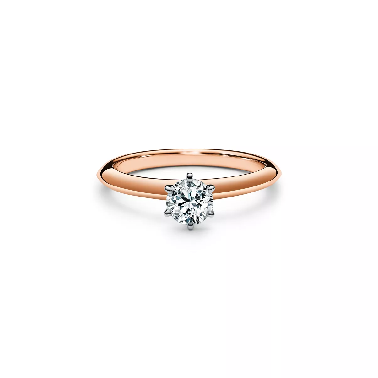  Engagement Ring in 18k Rose Gold