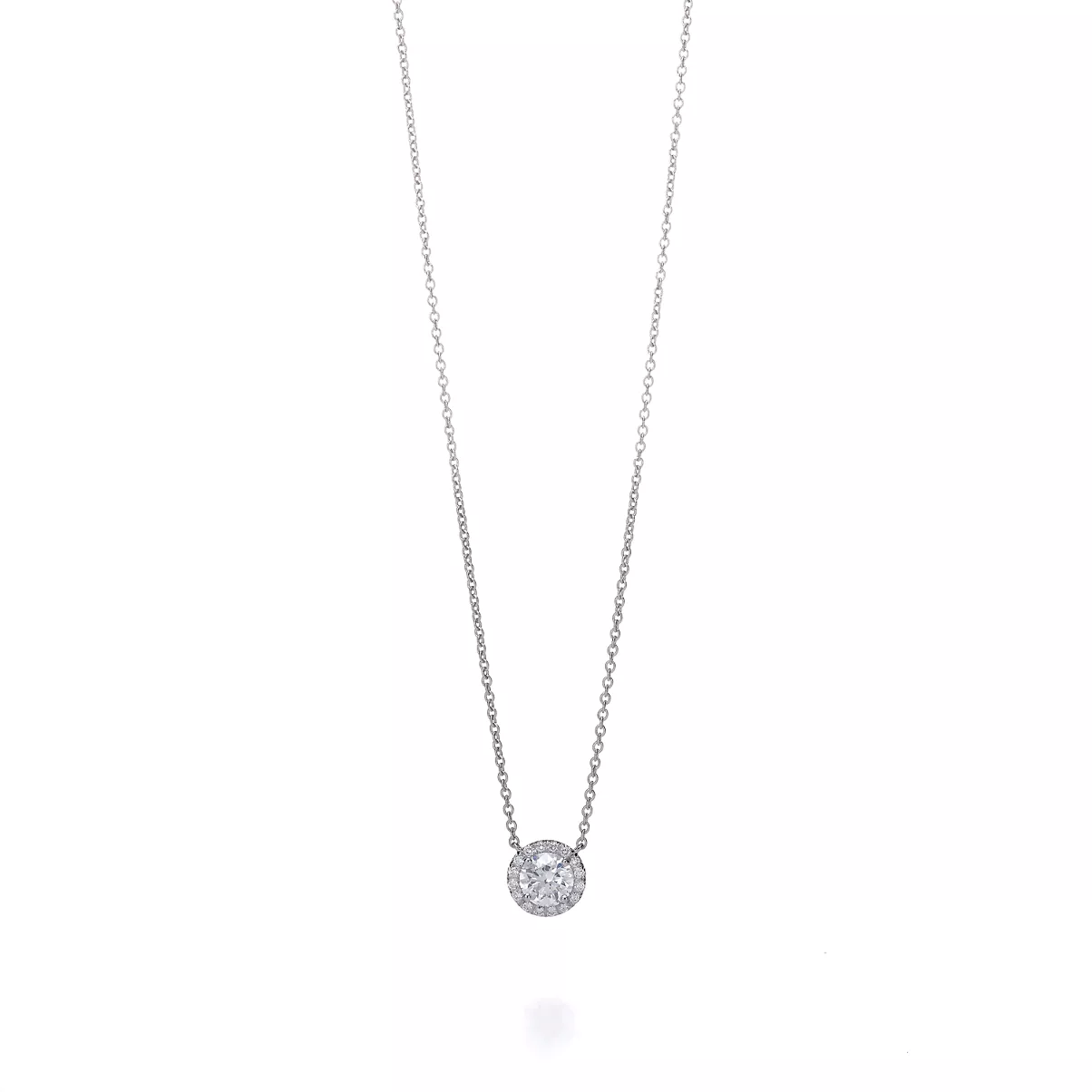Pendant in Platinum with Diamonds