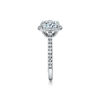 Tiffany Soleste Round Brilliant Engagement Ring in Platinum  image number 4